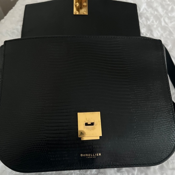 Demellier Vancouver crossbody bag (Authentic - Croc black) - Picture 10 of 11